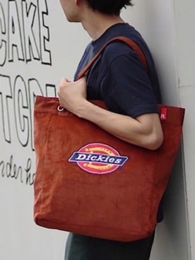 「テラコッタ」｜ROOTOTE  STAFFさん（メンズ・160cm）の春コーディネート