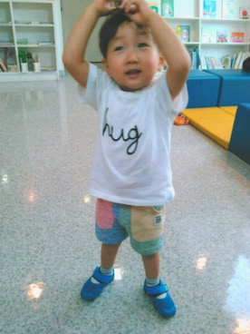 「kids fashion」｜RandAさん（キッズ・90cm）の夏コーディネート