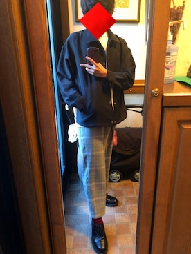 「Dr. Martens（ドクターマーチン）の◇Dr.Martens / ドクターマーチン 3EYE SHOE（ブーツ、ブラック系）」を使った、ぽとふ煮る男さん（メンズ・163cm）の秋コーディネート