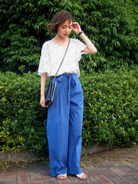 hanamiさん（レディース・157cm）の夏コーディネート