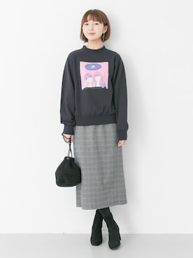 hanamiさん（レディース・157cm）の冬コーディネート