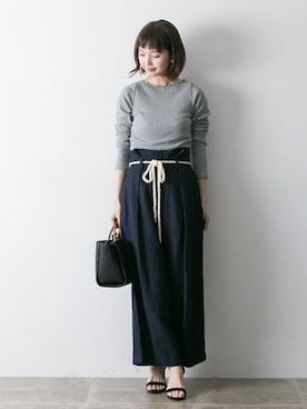 「LS Scene（エルエスシーン）のアイテム」を使った、hanamiさん（レディース・157cm）の春コーディネート