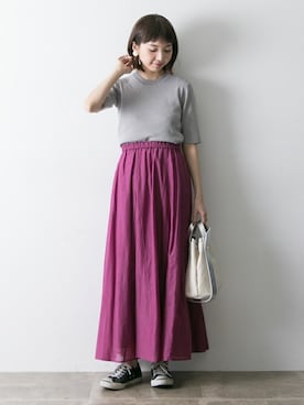 hanamiさん（レディース・157cm）の春コーディネート