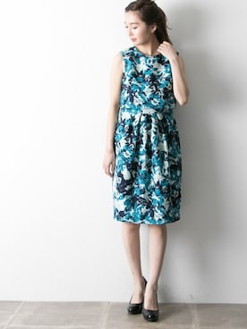 「URBAN RESEARCH（アーバンリサーチ）のアイテム（ドレス）」を使った、hanamiさん（レディース・157cm）の春コーディネート