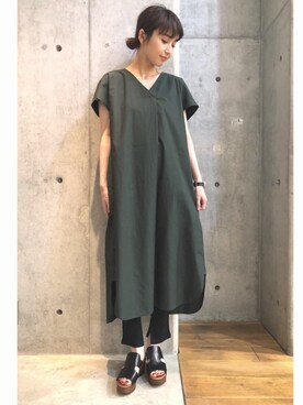 「URBAN RESEARCH（アーバンリサーチ）のアイテム（レギンス/スパッツ）」を使った、hanamiさん（レディース・157cm）の春コーディネート