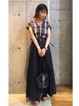 hanamiさん（レディース・157cm）の夏コーディネート