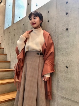 hanamiさん（レディース・157cm）の秋コーディネート