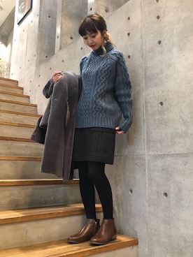 「WORK NOT WORK URBAN RESEARCH（ワークノットワークアーバンリサーチ）のアイテム」を使った、hanamiさん（レディース・157cm）の秋コーディネート
