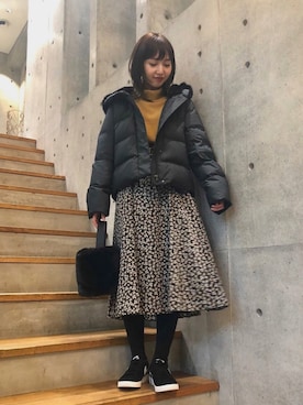 hanamiさん（レディース・157cm）の冬コーディネート