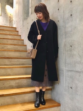 hanamiさん（レディース・157cm）の冬コーディネート