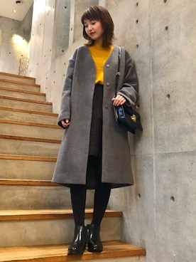 hanamiさん（レディース・157cm）の冬コーディネート