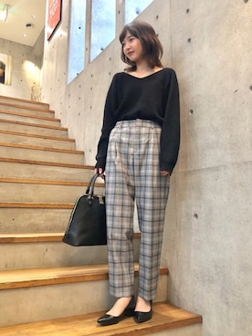 hanamiさん（レディース・157cm）の冬コーディネート