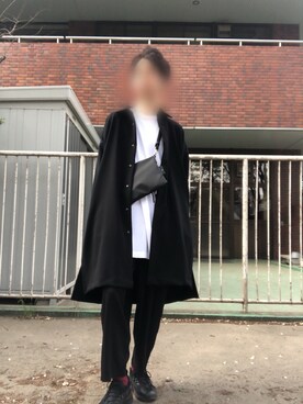 「Yohji Yamamoto（ヨウジヤマモト）のアイテム（その他トップス）」を使った、okakaniiさん（メンズ・175cm）の春コーディネート