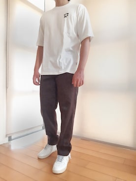 「OXYGEN（オキシゲン）のアイテム」を使った、jnepさん（メンズ・173cm）の春コーディネート