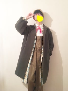 「MURUA（ムルーア）のアイテム（その他アウター）」を使った、まおさん（メンズ・168cm）の冬コーディネート