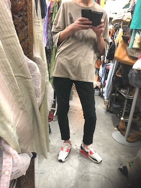「ラッドミュージシャン」｜「アイテム（スニーカー）」を使った、amaterasuさん（メンズ・183cm）の夏コーディネート