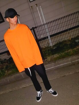 「SPINNS（スピンズ）のアイテム（その他）」を使った、タカワライさん（メンズ・183cm）の春コーディネート