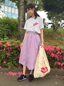 北澤 希世子さん(レディース・165cm)の夏コーディネート