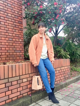 「JILL STUART（ジルスチュアート）のアイテム（ショルダーバッグ）」を使った、北澤 希世子さん（レディース・165cm・20代）の冬コーディネート