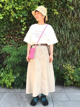 「ベーシックカラー」｜coen うめちゃんさん（レディース・157cm）の春コーディネート