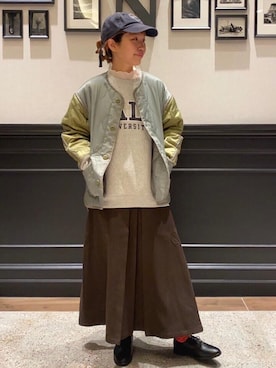 coen うめちゃんさん（レディース・157cm）の秋コーディネート