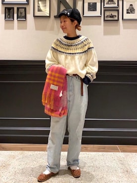 coen うめちゃんさん（レディース・157cm）の冬コーディネート