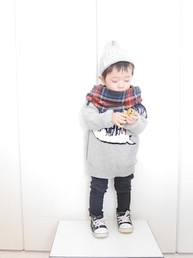 Ｋ×Ｓ˙ᵕ˙♡さん（キッズ・80cm）の冬コーディネート