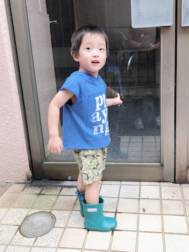 K×S˙ᵕ˙♡さん(キッズ・90cm)の夏コーディネート
