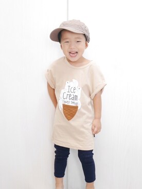 Ｋ×Ｓ˙ᵕ˙♡さん（キッズ・90cm）の夏コーディネート