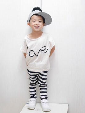 Ｋ×Ｓ˙ᵕ˙♡さん（キッズ・90cm）の夏コーディネート