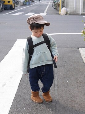 Ｋ×Ｓ˙ᵕ˙♡さん（キッズ・90cm）の冬コーディネート