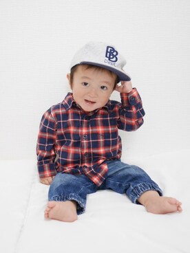 「生後11ヶ月」｜「アイテム（その他）」を使った、Ｋ×Ｓ˙ᵕ˙♡さん（キッズ・90cm）の春コーディネート