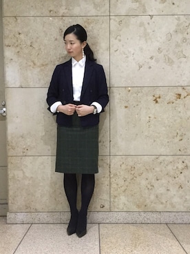 「アイテム（ピアス（両耳用））」を使った、にったしさん（レディース・162cm・20代）の冬コーディネート