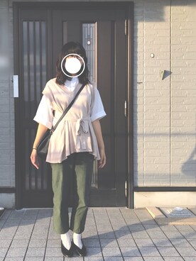 「rps（アールピーエス）のアイテム（バッグ）」を使った、さごちゃんさん（レディース・164cm）の秋コーディネート
