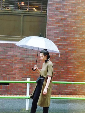 「CLANE（クラネ）のアイテム（財布/小物）」を使った、松本ゆりなさん（レディース・158cm）の秋コーディネート