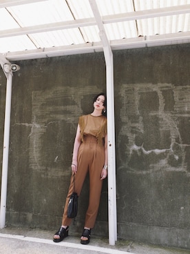 松本ゆりなさん(レディース・158cm)の夏コーディネート