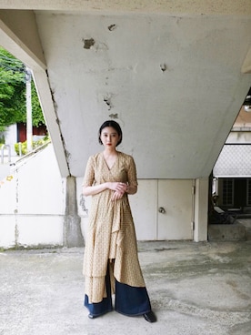 松本ゆりなさん（レディース・158cm）の春コーディネート