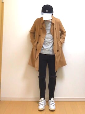 「chocol raffine robe（ショコラフィネローブ）のアイテム（ジャケット/アウター）」を使った、sHiNaKUnさん（メンズ・168cm）の冬コーディネート