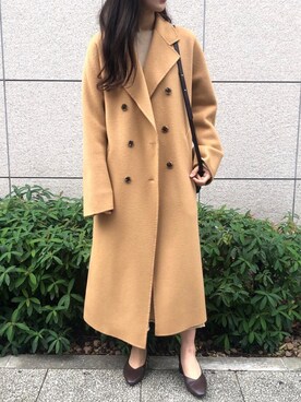 「ISOOK（アイスー）のアイテム（その他アウター）」を使った、ISOOKさん（レディース・167cm）の秋コーディネート