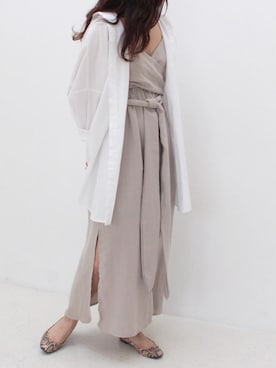 「ISOOK（アイスー）のアイテム（ワンピース/ドレス）」を使った、ISOOKさん（レディース・167cm）の春コーディネート