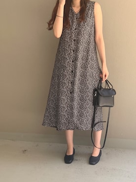 「ISOOK（アイスー）のアイテム（ワンピース/ドレス）」を使った、ISOOKさん（レディース・166cm）の春コーディネート
