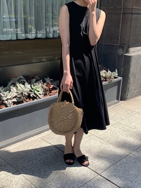「ISOOK（アイスー）のアイテム（ワンピース/ドレス）」を使った、ISOOKさん（レディース・167cm）の夏コーディネート