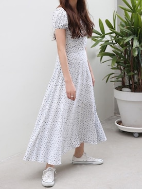 「ISOOK（アイスー）のアイテム（ワンピース/ドレス）」を使った、ISOOKさん（レディース・168cm）の夏コーディネート