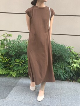 「ISOOK（アイスー）のアイテム（ワンピース/ドレス）」を使った、ISOOKさん（レディース・167cm）の夏コーディネート