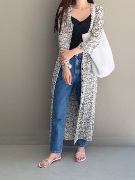 「ISOOK（アイスー）のアイテム（ワンピース/ドレス）」を使った、ISOOKさん（レディース・166cm）の夏コーディネート
