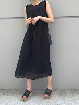 「ISOOK（アイスー）のアイテム（ワンピース/ドレス）」を使った、ISOOKさん（レディース・166cm）の夏コーディネート