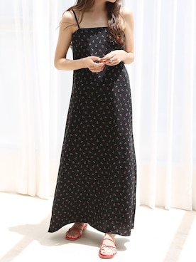 「ISOOK（アイスー）のアイテム（ワンピース/ドレス）」を使った、ISOOKさん（レディース・168cm）の夏コーディネート
