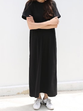 「ISOOK（アイスー）のアイテム（ワンピース/ドレス）」を使った、ISOOKさん（レディース・168cm）の夏コーディネート