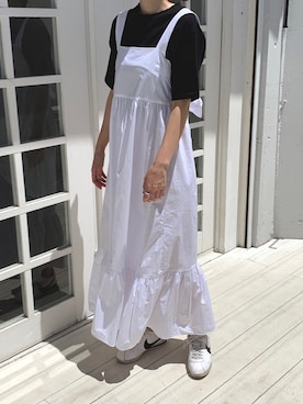 「ISOOK（アイスー）のアイテム（ワンピース/ドレス）」を使った、ISOOKさん（レディース・166cm）の夏コーディネート