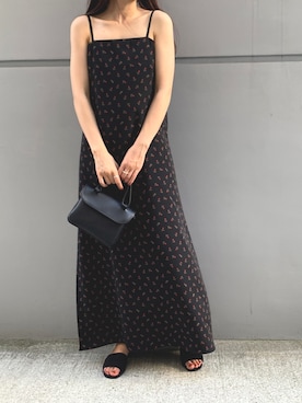 「ISOOK（アイスー）のアイテム（ワンピース/ドレス）」を使った、ISOOKさん（レディース・166cm）の夏コーディネート